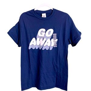 NWT GO AWAY- GRAPHIC T-SHIRT SIZE MEDIUM